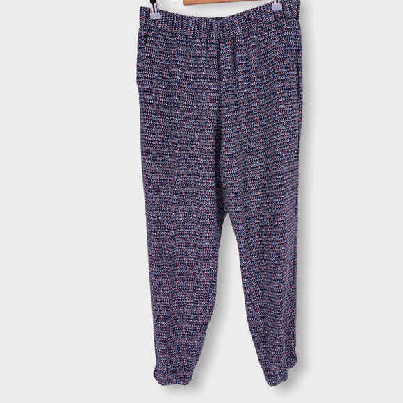 TALBOTS Sailboat Print Elastic Cuff Pants Nautical Sailing Boat Novelty 10 - Picture 2 of 10